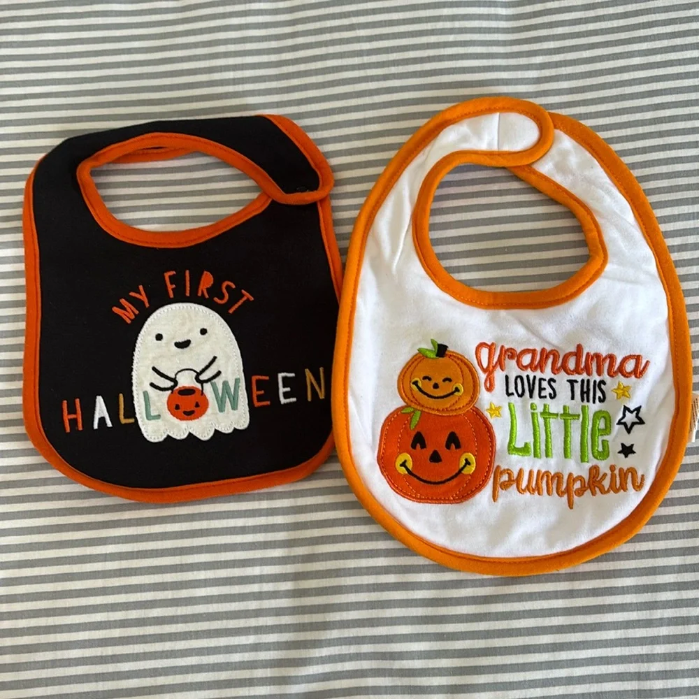 Baby Halloween Bibs 🎃 👻